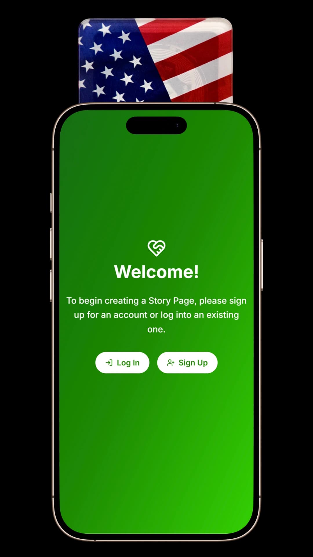 Phone tapping Story Tag